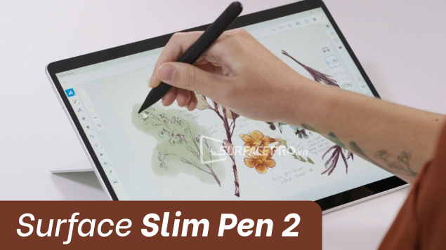 Microsoft giới thiệu bút Surface Slim Pen 2 chạy chip G6, pin 15 giờ, giá $129